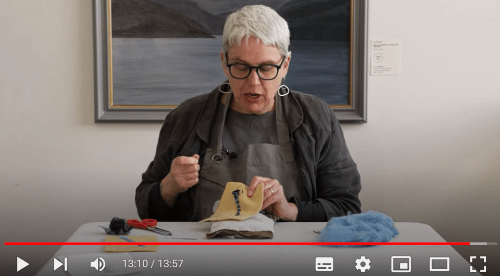 Film: Needlefelt – Make a picture of a Common Blue&nbsp;Damselfly